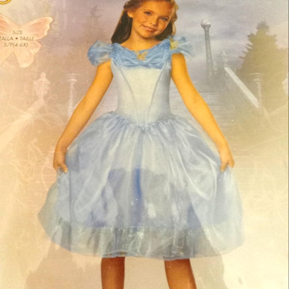 Disney's Cinderella child's costume sz s/p 4-6X